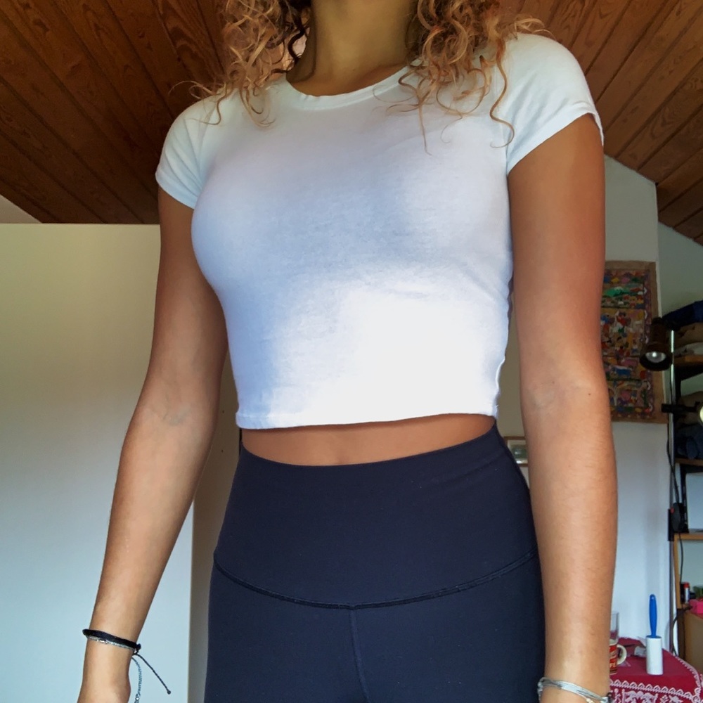 white T-shirt